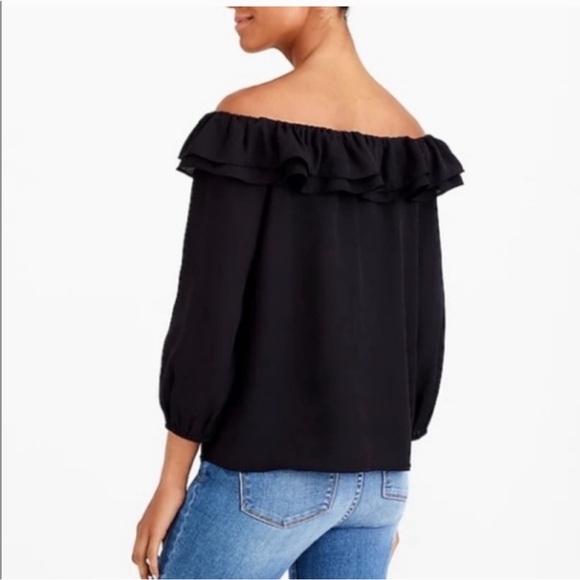 ❌SOLD❌NWT J Crew off shoulder blouse. No flaws! - Picture 2 of 8